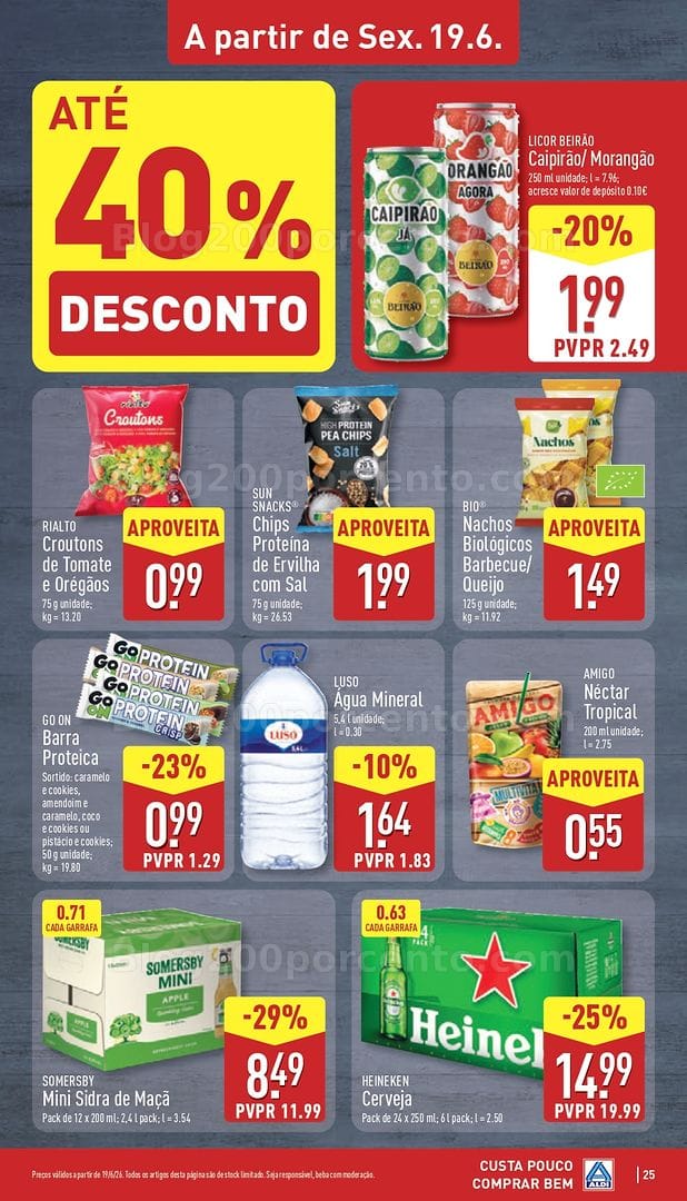 Antevisão Folheto ALDI Promoções de 15 a 21 junho